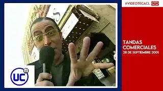 Tandas Comerciales Canal 13 (28 de Septiembre de 2001)