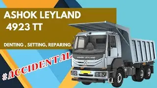 Ashok Leyland 4923 TT BS6 | Denting Setting , Front Glass Fitting #ashokleyland #ashokleylandtruck