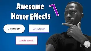 Modern Button Hover Animations - [1] -HTML & CSS Only.