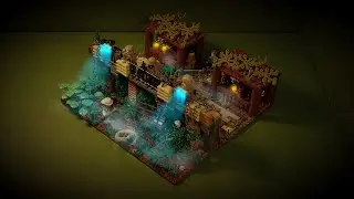 Постапокалипсис: 'Старая военная база' LEGO Самоделка