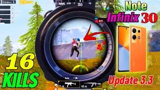 OMG❤️Infinix Note 30 Pubg Test in 2024 | best sensitivity for pubg mobile infinix note 30