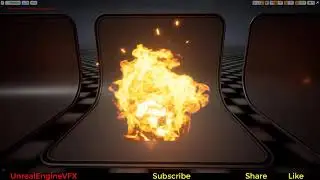 UE4 Niagara Effect Fire | Unreal Engine Niagara | UE4 Niagara