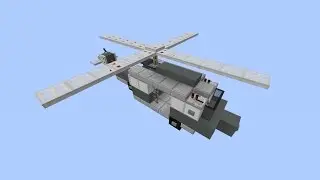 Как построить вертолет в Minecraft [Квадратная красота]