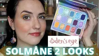 Oden's Eye SOLMÅNE 2 Collection Looks | 2 Eyeshadow Palette Tutorials + Liners and Cheeks Demo!