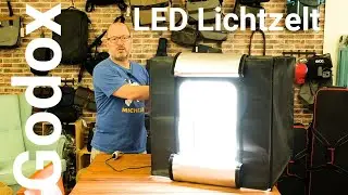 Das Godox LED Lichtzelt -  Produktfotografie leicht gemacht