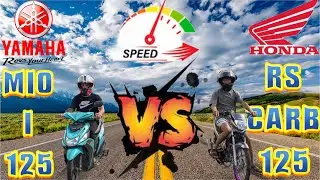 YAMAHA MIO I 125 VS. HONDA RS 125 CARB | SPEEDTEST