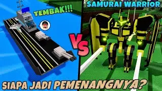 Awesome!! Who's the Champion? Indonesian Aircraft Carrier vs. Samurai Warrior Robot