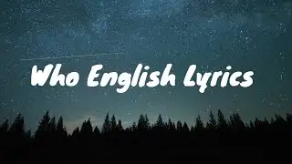 Jimin- Who English Lyrics