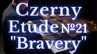Czerny - Etude ''Bravery'' Op.692 №21 Animated by AI [Concert Creator RTX]