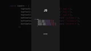 Трендовый заголовок на CSS и Javascript 