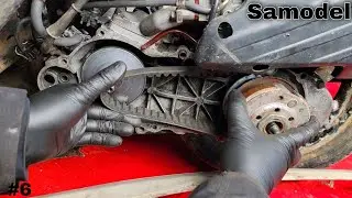#6 Honda Tact 24 - Transmission Installation