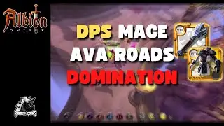 💥ALBION ONLINE💥 LEATHER DPS MACE AVA ROADS DOMINATION #albiononline