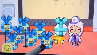 Opening lots of gifts on Toca World! (had to record my iPad screen) 😂
