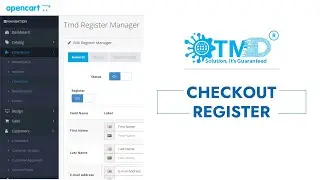 Opencart Register Form Manager