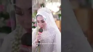 viral terbaru,sang pengantin perempuan salah menyebut nama calon suaminya