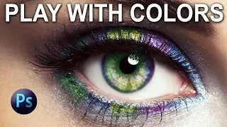 Play with Colors _ Photoshop Tutorial _ How to Change Eye Color with Photoshop