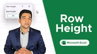 Change Row Height in Excel – Manual, AutoFit & Bulk Options