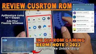 Review Rom Gaming!!! Cusrom Redmi Note 7 Ringan Smooth Android 10 Terbaru 2023 | Rom Keep Qassa