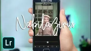 Lightroom CC Tutorial - How To Edit Like Nabilazirus ( Ep Dark Green Pastel )