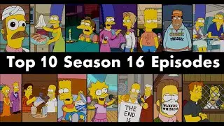 Top 10 Simpsons Season 16 Episodes