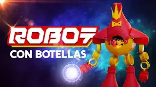 Crea tu propio ROBOT con botellas reutilizadas 🤖