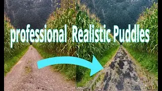 professional Create Realistic Puddles in Photoshop.
