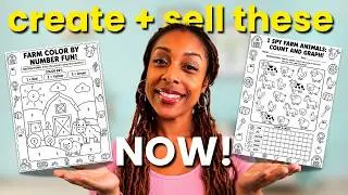 How to Make Kids Printable Worksheets in Minutes w/ AI | (Digital Products Tutorial for Etsy & KDP)