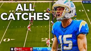 Ladd McConkey Week 4 Highlights🔥 | Every Target and Catch Vs Chiefs