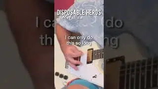 Disposable heroes #metallica #guitar #disposableheros #hetfield #fyp #80smetal #thrash