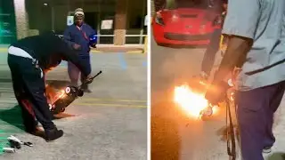 LiPo Battery Fire Destroys Expensive RC Car