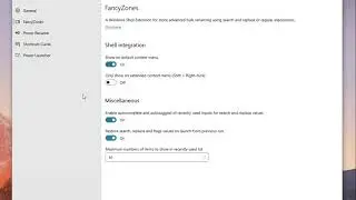 PowerToys Settings v2 Design Mockup