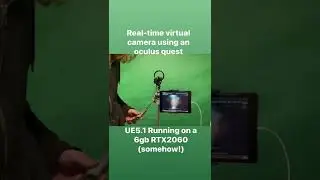 Wow! Virtual camera magic in UE5! 