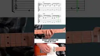 Sweet Dreams Are Made Of This - EASY GUITAR