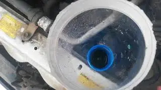 Toyota Vitz 2001 замена антифриза (1sz-fe литровый, scp10) в полевых условиях