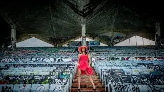 Photography Workshop at the Abandoned Miami Marine Stadium Off Camera Flash & Posing by Jason Lanier