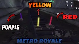 3 BOXES SIDE BY SIDE  - YELLOW - RED - PURPLE - METRO ROYALE
