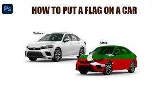 How To Put A Flag On A Car photoshoptutorial Urdu/Hindi
