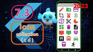 Flutter / Widget Collection / #7.3 (cd) / Icon (collection) / Beginner