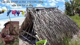 Ngôi làng toàn túp lều tranh với hai trái tim vàng 💛 🇰🇮