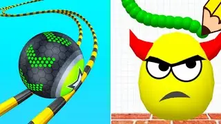 Draw To Smash vs Going Balls / Satisfying Gameplay Max All Levels