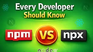 Difference Between npm and npx | Node.js Interview Question