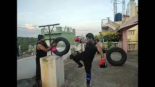 Sonu's Beginner Muaythai  Combination Trianing