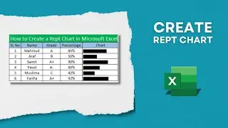 How to Create a Rept Chart in Microsoft Excel