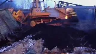 БАМ РЖД КАТАСТРОФА СХОД ЖД СОСТАВА АМУРСКАЯ ОБЛАСТЬ РАБОТАЕТ ВОССТАНОВИТЕЛЬНЫЙ ПОЕЗД ЮКТАЛИ