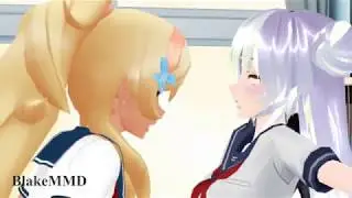 [MMD X Yandere Sim] Anastasia Met Musume For the first time