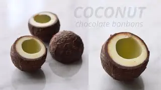 COCONUT CHOCOLATE BONBONS 🥥🌴 | Denise Castagno |