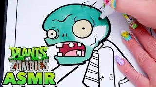 ASMR Plants vs. Zombies Coloring (No Talking)