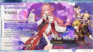 1 SECOND AFTER YAE MIKO BANNER RELEASE [Genshin Impact pulling for Yae Miko]