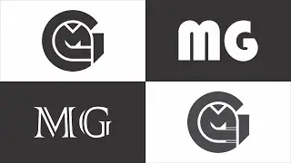 MG Logo Design in coreldraw || CorelDraw Full tutorial || BoldVissionHUB ||