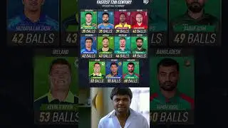 Fastest centuries #cricket
